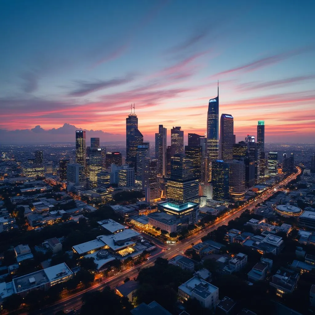 Modern Melbourne skyline symbolizing business expansion